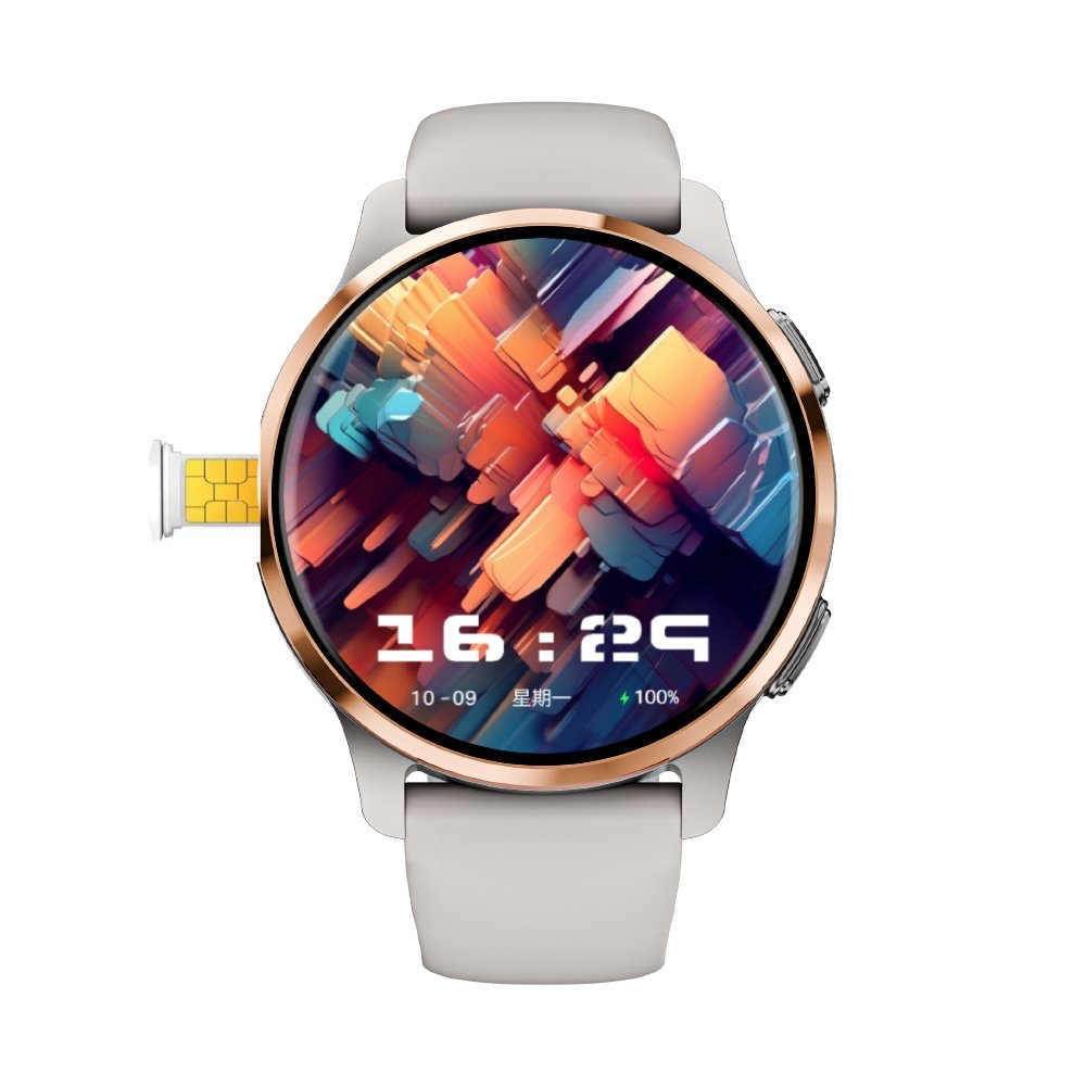 Sports Round 4g Android Unisex Smartwatches With Sim Card Electronics Smart Bracelets Gps Smart Watch Support google Playstore